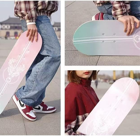 Blanco skateboard decks set van 2 hout 80 cm - happygetfit.com