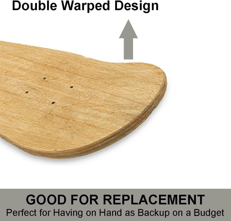 Load image into Gallery viewer, Blanco skateboard decks set van 2 hout 80 cm - happygetfit.com
