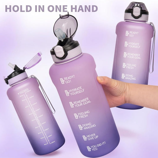 💧 Blijf gehydrateerd met deze 2 liter sportdrinkfles! - happygetfit.com