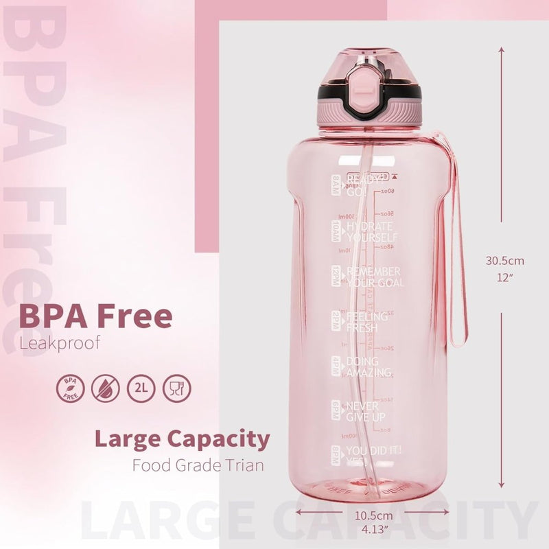 Laad afbeelding in Galerijviewer, 💧 Blijf gehydrateerd met deze 2 liter sportdrinkfles! - happygetfit.com
