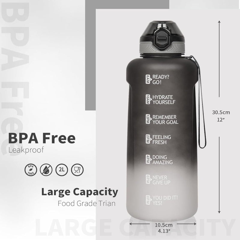 Laad afbeelding in Galerijviewer, 💧 Blijf gehydrateerd met deze 2 liter sportdrinkfles! - happygetfit.com
