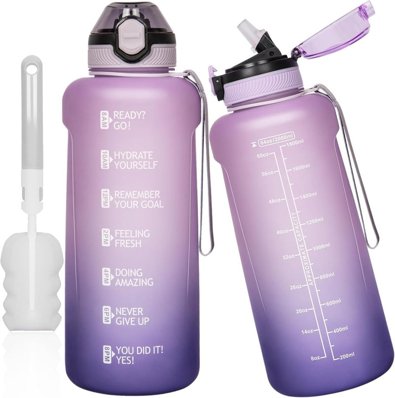 Laad afbeelding in Galerijviewer, 💧 Blijf gehydrateerd met deze 2 liter sportdrinkfles! - happygetfit.com
