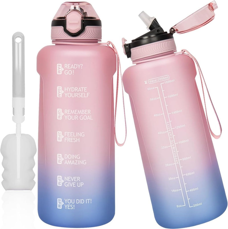 Laad afbeelding in Galerijviewer, 💧 Blijf gehydrateerd met deze 2 liter sportdrinkfles! - happygetfit.com
