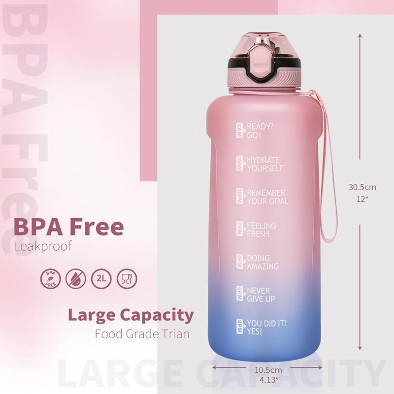 Laad afbeelding in Galerijviewer, 💧 Blijf gehydrateerd met deze 2 liter sportdrinkfles! - happygetfit.com

