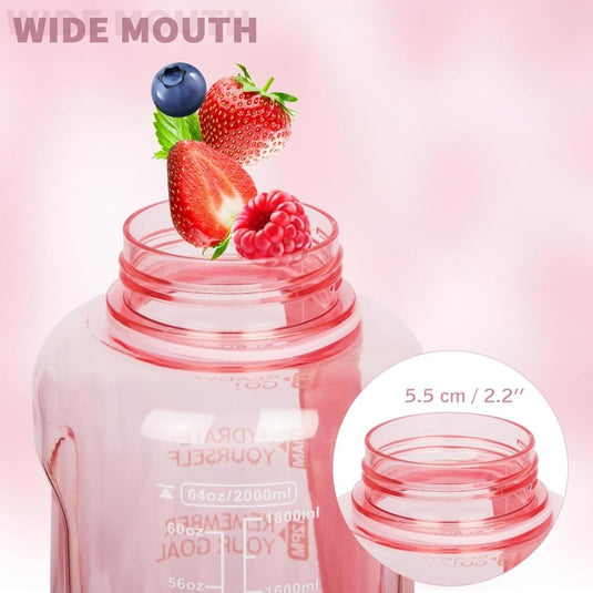 💧 Blijf gehydrateerd met deze 2 liter sportdrinkfles! - happygetfit.com