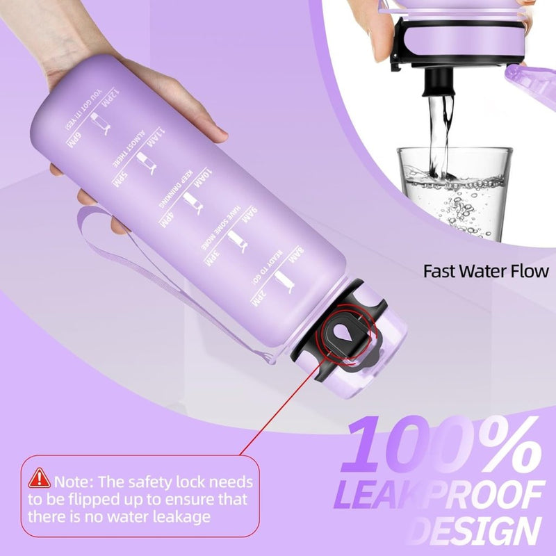 Load image into Gallery viewer, 💧 Blijf gehydrateerd met deze BPA - vrije sportwaterfles van 1.5 liter! - happygetfit.com
