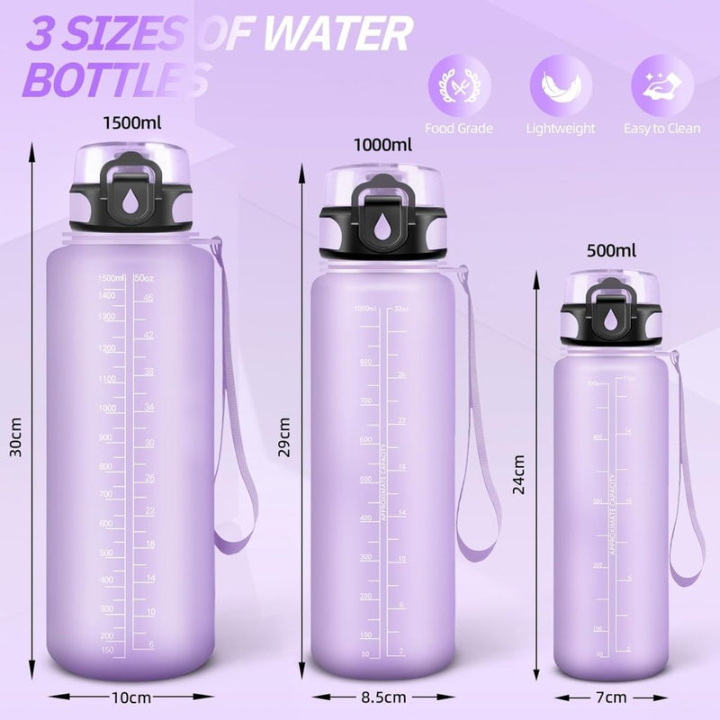 Load image into Gallery viewer, 💧 Blijf gehydrateerd met deze BPA - vrije sportwaterfles van 1.5 liter! - happygetfit.com
