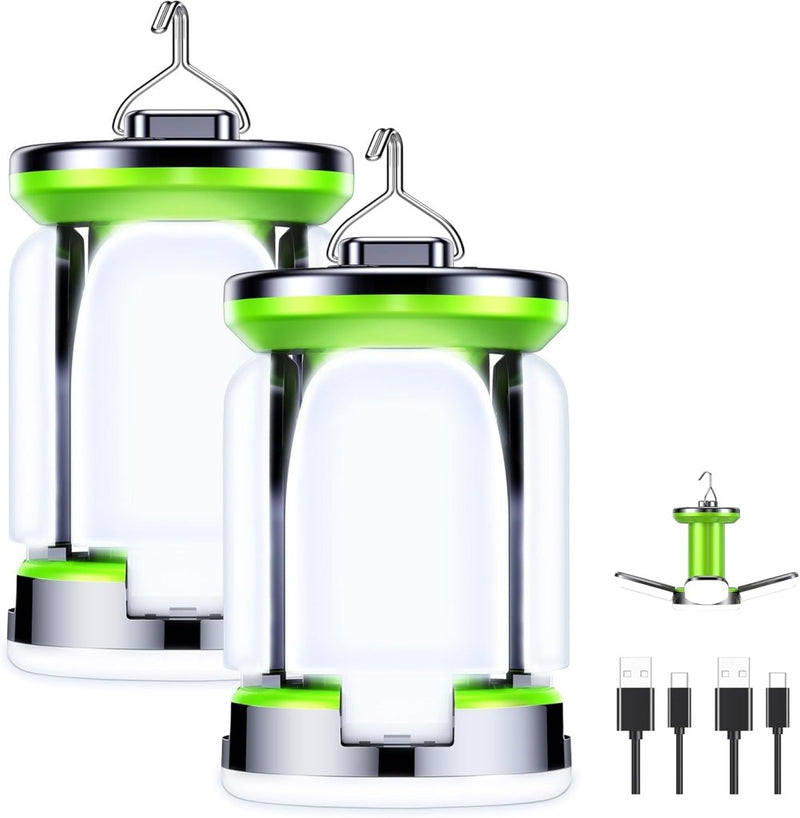 Laad afbeelding in Galerijviewer, Blukar Campinglantaarn Oplaadbaar, Campingverlichting Lamp - 7 Lichtstanden 60 LED Ultraheldere LED-Tentlamp 10+ Uur Batterijduur voor Kamperen, Noodgevallen, Vissen, Wandelen enz. - happygetfit.com
