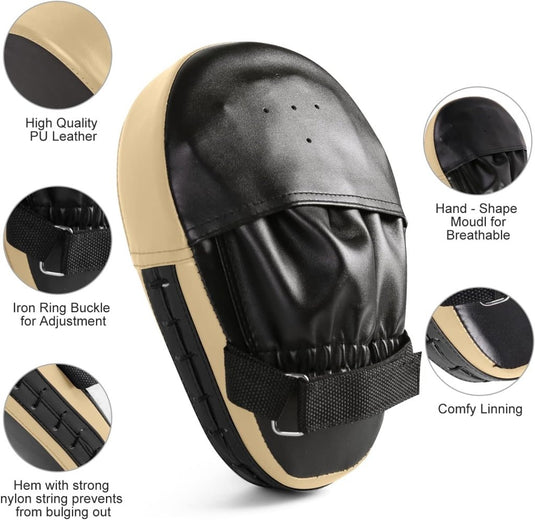Boks trainingsset met focus pads en trapkussen - happygetfit.com