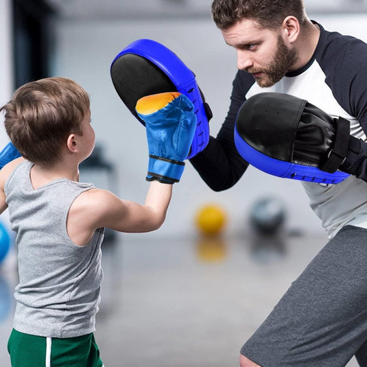 Boks trainingsset met focus pads en trapkussen - happygetfit.com