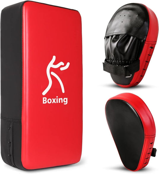 Boks trainingsset met focus pads en trapkussen - happygetfit.com