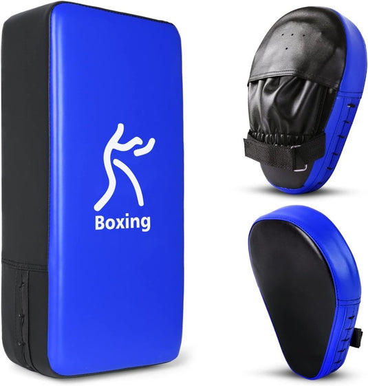 Boks trainingsset met focus pads en trapkussen - happygetfit.com