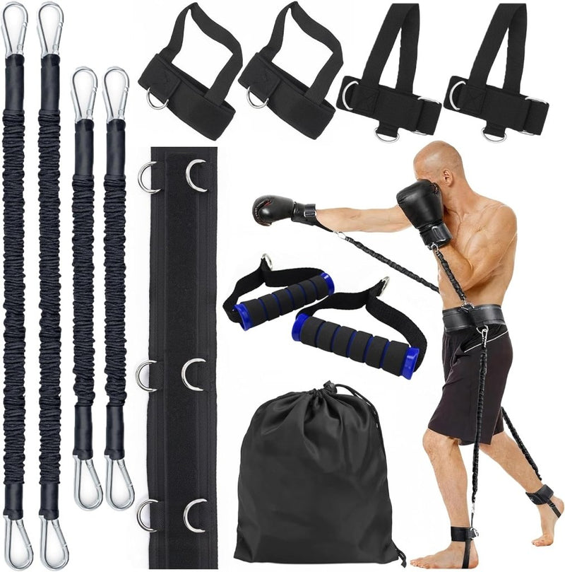 Laden Sie das Bild in Galerie -Viewer, Boks weerstandsbanden set 12-delig zwart - happygetfit.com
