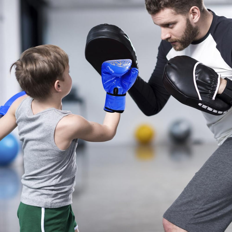 Load image into Gallery viewer, Bokshandschoenen voor kinderen, junior sparringhandschoenen, bokshandschoenen, kinderbokshandschoenen, PU bokshandschoenen, junior sparringhandschoenen, leeftijdsgroep 3-12 jaar, bokstraining - happygetfit.com
