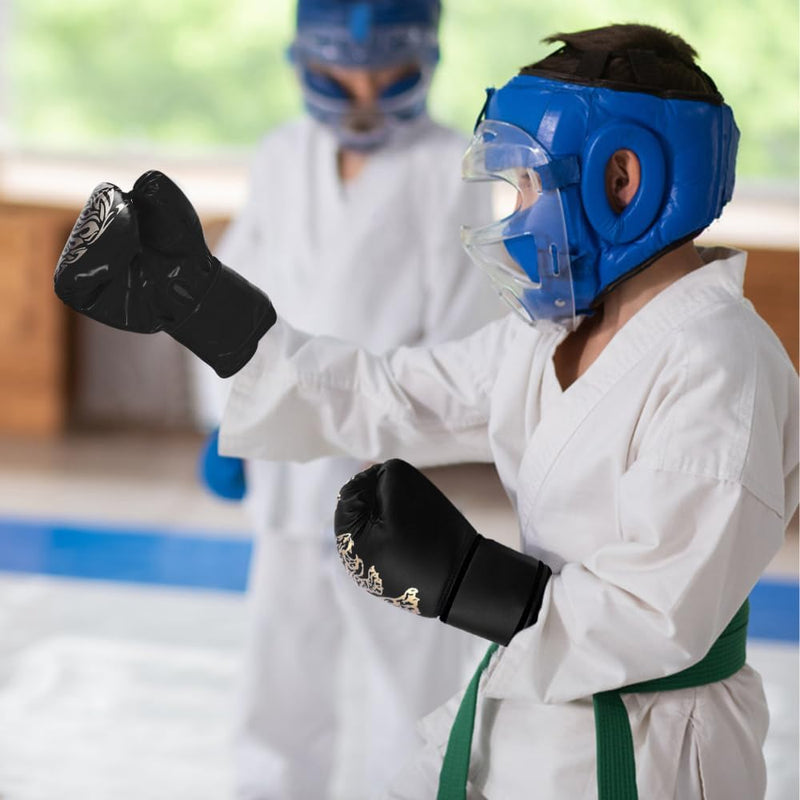 Load image into Gallery viewer, Bokshandschoenen voor kinderen, junior sparringhandschoenen, bokshandschoenen, kinderbokshandschoenen, PU bokshandschoenen, junior sparringhandschoenen, leeftijdsgroep 3-12 jaar, bokstraining - happygetfit.com
