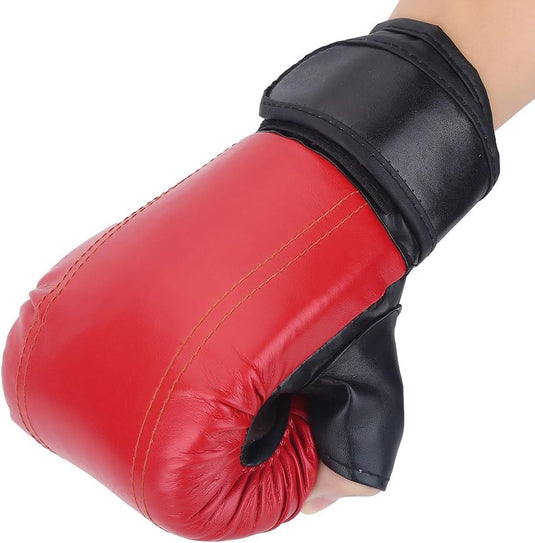 Bokshandschoenen voor training rood zwart - happygetfit.com