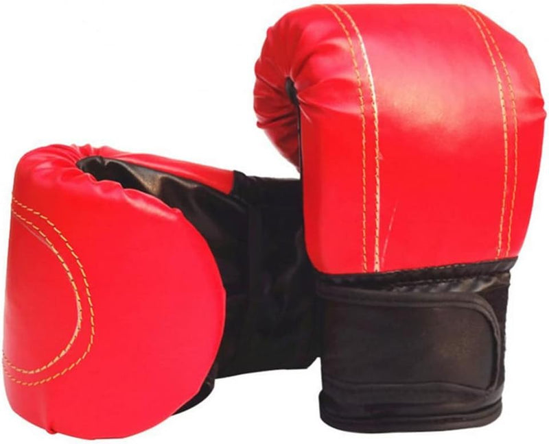 Laad afbeelding in Galerijviewer, Bokshandschoenen voor training rood zwart - happygetfit.com
