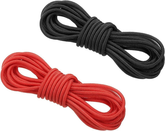 Boogschieten D-lus touw 3 m x 2,5 mm (2 stuks) - Polypropeen D-ring release koord - Compound boog pees accessoire - happygetfit.com