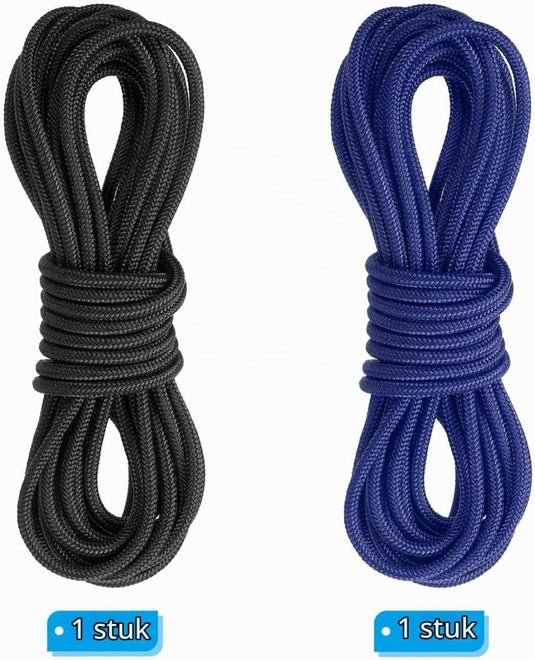 Boogschieten D-lus touw 3 m x 2,5 mm (2 stuks) - Polypropeen D-ring release koord - Compound boog pees accessoire - happygetfit.com