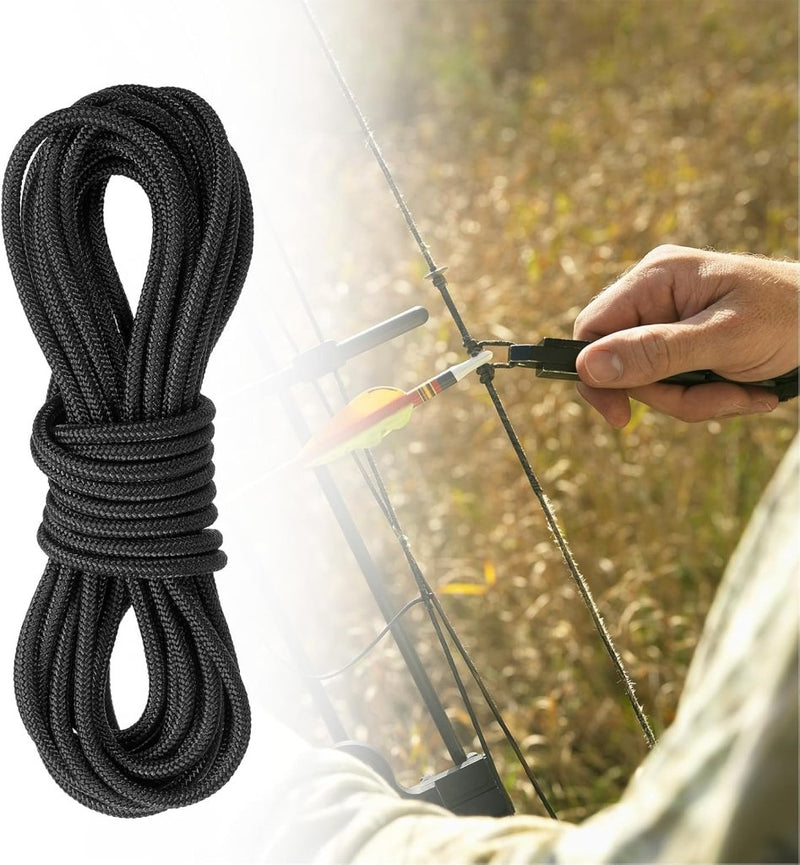 Laad afbeelding in Galerijviewer, Boogschieten D-lus touw 3 m x 2,5 mm (2 stuks) - Polypropeen D-ring release koord - Compound boog pees accessoire - happygetfit.com

