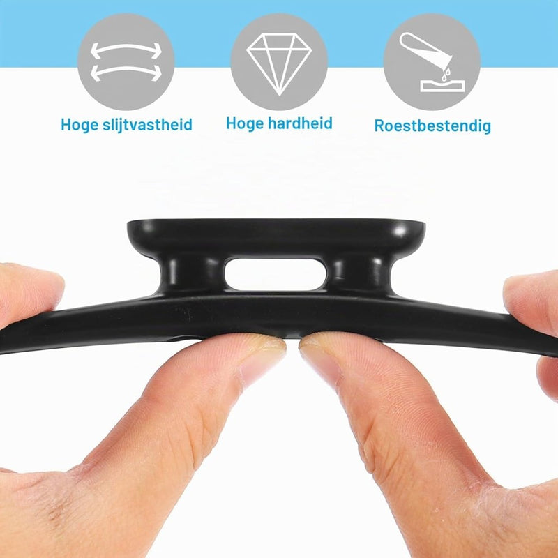Laad afbeelding in Galerijviewer, Bootkikkers 4 stuks 100 mm van nylon wit met schroeven – touwklemmen – boot kajak accessoires - happygetfit.com
