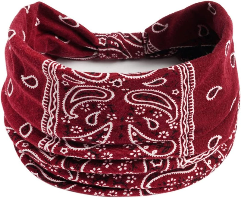 Charger l’image dans la visionneuse de galerie, Brede haarbanden dames 4 stuks van elastisch polyester met strikontwerp voor yoga fitness en dagelijks gebruik – tulbandhaarbanden – sporthoofdbanden - happygetfit.com
