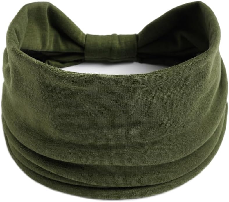 Charger l’image dans la visionneuse de galerie, Brede haarbanden dames 4 stuks van elastisch polyester met strikontwerp voor yoga fitness en dagelijks gebruik – tulbandhaarbanden – sporthoofdbanden - happygetfit.com
