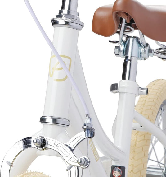 Breed kinderfietszadel bruin voor fietsen van 12 tot 20 inch - happygetfit.com