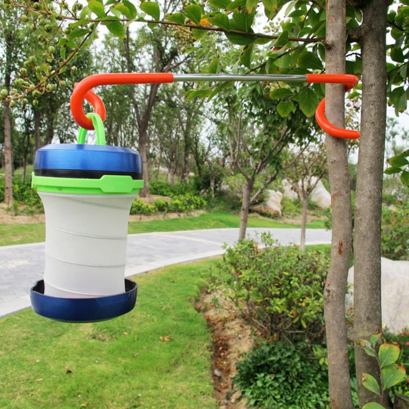 Load image into Gallery viewer, Buachois 3-delige buiten campingtent haak hanger multifunctionele camping lantaarn houder S-vormige lantaarnhaak hanger tweerichtings universele haak voor buiten camping vissen reizen avontuur (rood) - happygetfit.com
