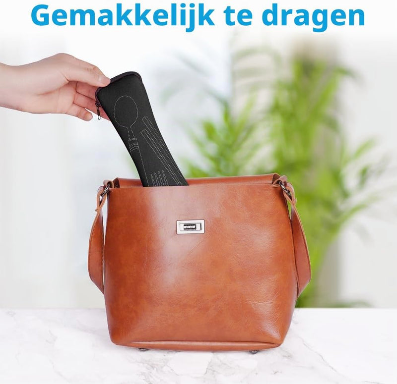 Bild im Galerie-Viewer laden, Campingbestek 6-delig van roestvrij staal met vork, lepel en flesopener inclusief opbergtas – reisbestek – picknickaccessoires - happygetfit.com
