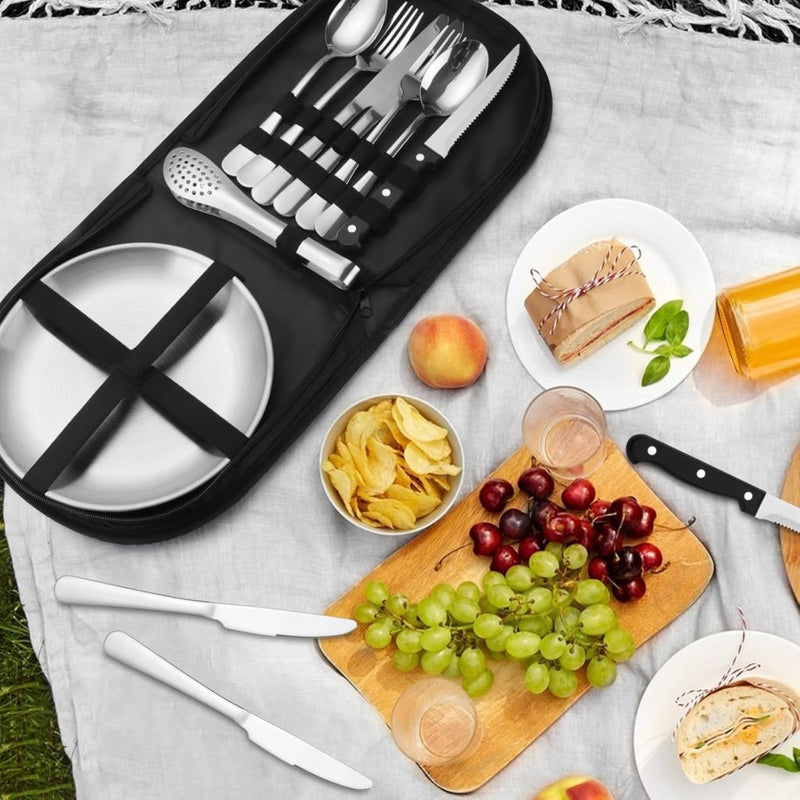 Laad afbeelding in Galerijviewer, Campingservies set 10-delig voor 2 personen - happygetfit.com
