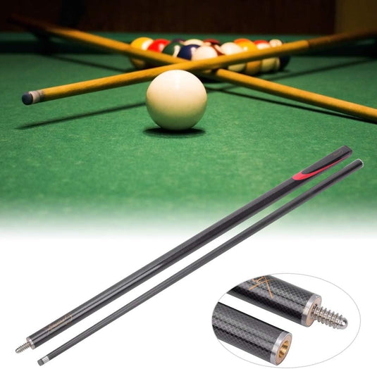 Carbon biljartkeu 145 cm zwart - happygetfit.com