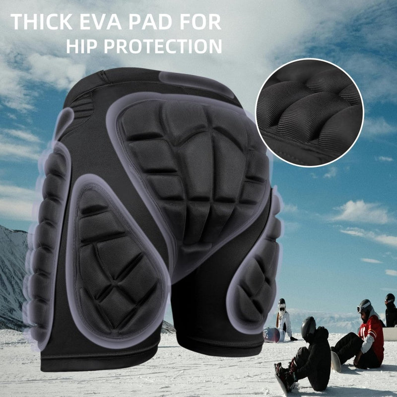 Load image into Gallery viewer, Cienfy 3D Hip Protection Eva Butt Pads Protective Padded Shorts Crash Pad Impact Gear for Skiing Skating Snowboarding Skateboarding - happygetfit.com
