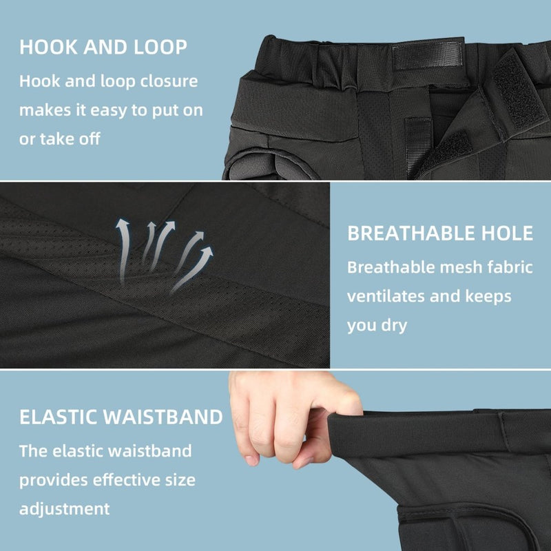Load image into Gallery viewer, Cienfy 3D Hip Protection Eva Butt Pads Protective Padded Shorts Crash Pad Impact Gear for Skiing Skating Snowboarding Skateboarding - happygetfit.com

