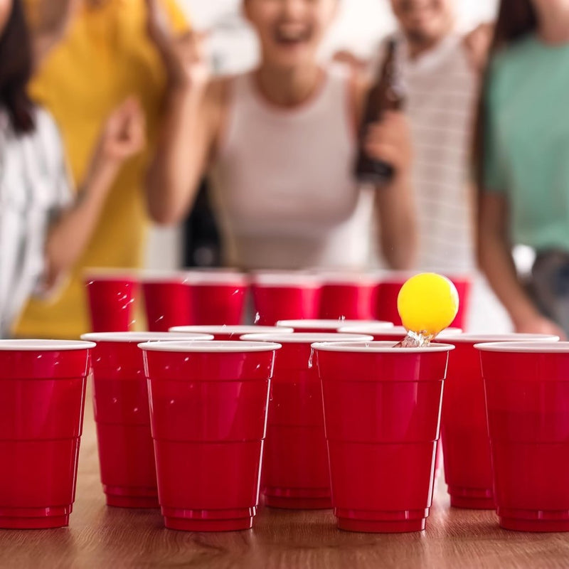 Laad afbeelding in Galerijviewer, com-four® Tafeltennisballen 48 stuks / 72 stuks / 144 stuks in wit of felle kleuren - Pingpongballen in standaardmaat - Spelballen voor pingpong, bierpong en tafeltennis - 40 mm - happygetfit.com
