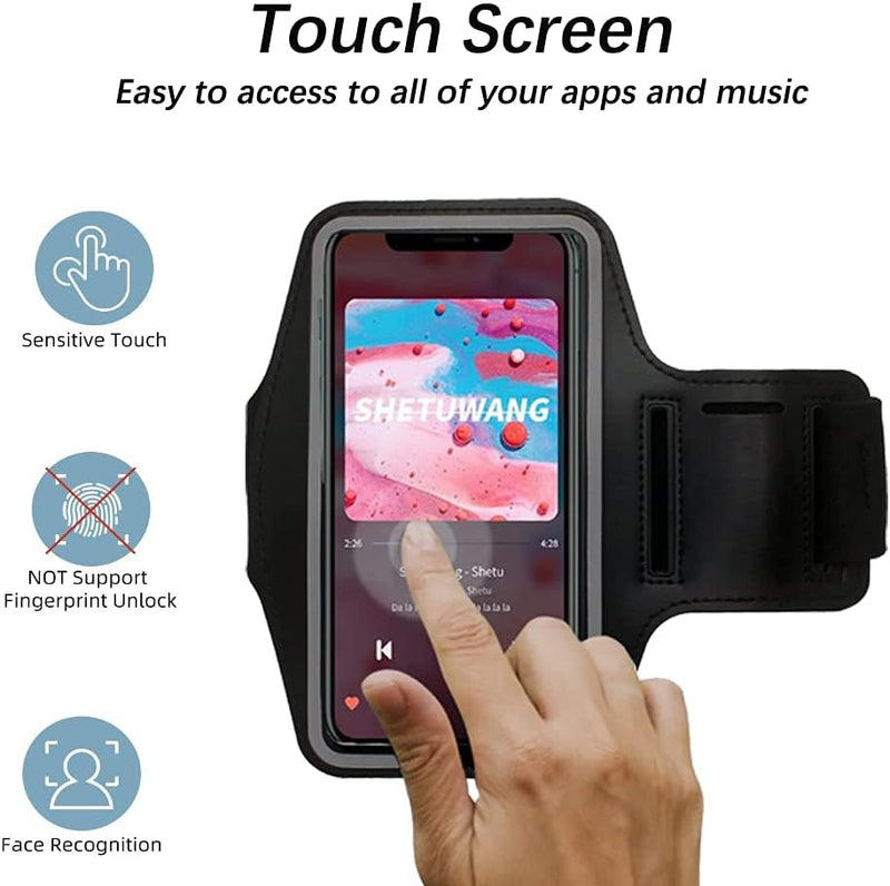 Laad afbeelding in Galerijviewer, 🏃‍♂️ Comfortabele sportarmband – Houd je telefoon veilig tijdens elke workout! - happygetfit.com
