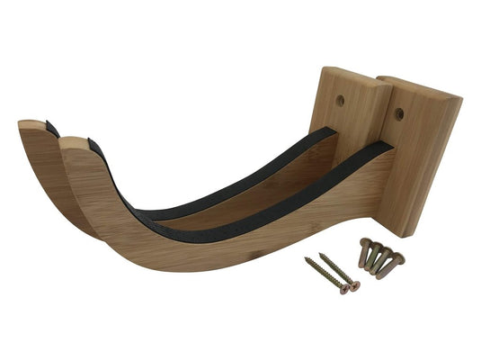 COR Surf Surfboard Wall Rack for Longboards and Shortboards | Beautiful Wood Wall Display Mount Works Indoor and Outdoor - happygetfit.com