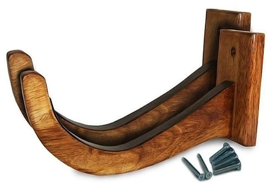 COR Surf Surfboard Wall Rack for Longboards and Shortboards | Beautiful Wood Wall Display Mount Works Indoor and Outdoor - happygetfit.com