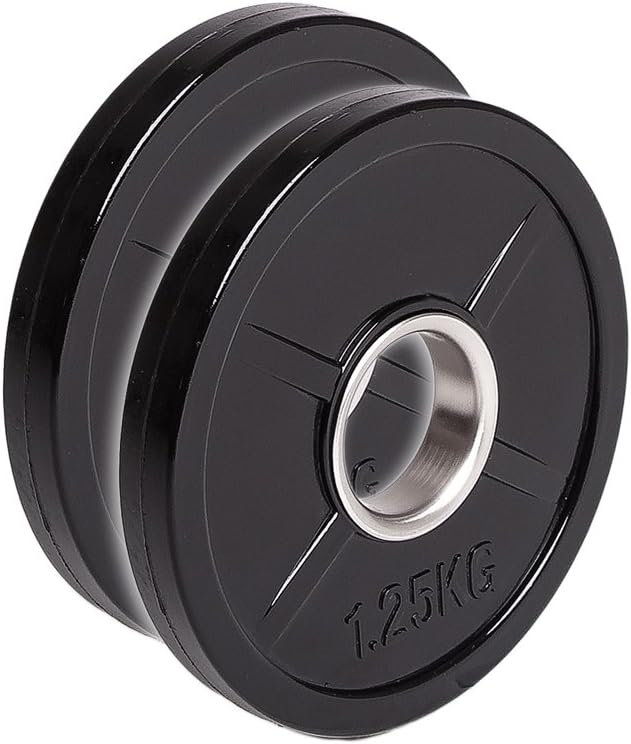 Laad afbeelding in Galerijviewer, C.P. Sports Olympische schijven met rubber, 1 paar halterschijven Ø 50/51 mm, 1 paar halterschijven van 0,5 kg - 30 kg, bumper platen, gewichten voor lange halter met greepgaten - happygetfit.com
