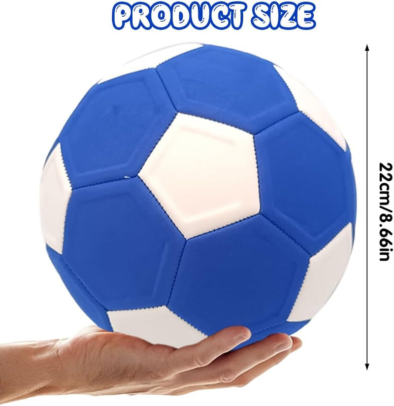 Laden Sie das Bild in Galerie -Viewer, Curve voetbal maat 5 blauw wit - happygetfit.com
