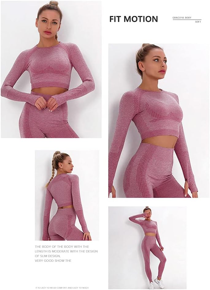 Load image into Gallery viewer, Dames 3-Delige Yoga Workout Sets Voor Vrouwen Sportkleding Hoge Taille Leggings Sport BH Trainingspakken Set - happygetfit.com
