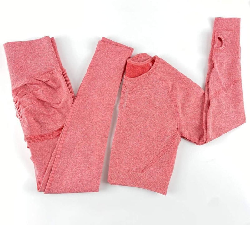 Load image into Gallery viewer, Dames 3-Delige Yoga Workout Sets Voor Vrouwen Sportkleding Hoge Taille Leggings Sport BH Trainingspakken Set - happygetfit.com
