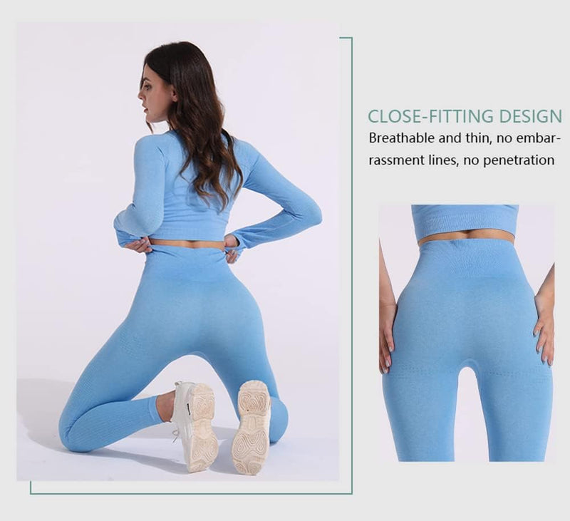 Load image into Gallery viewer, Dames 3-Delige Yoga Workout Sets Voor Vrouwen Sportkleding Hoge Taille Leggings Sport BH Trainingspakken Set - happygetfit.com
