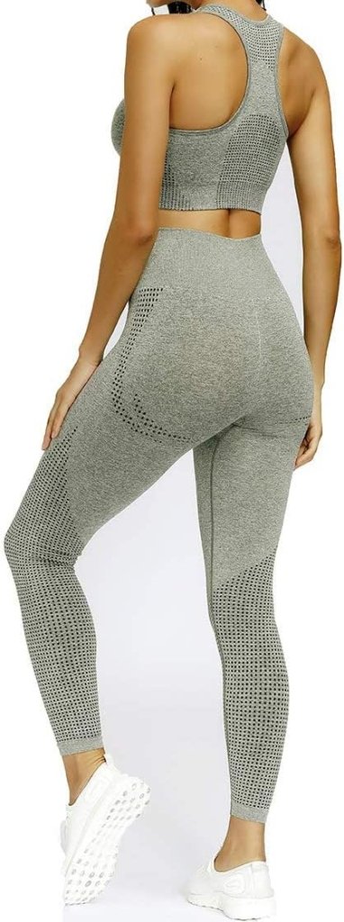 Load image into Gallery viewer, Dames 3-Delige Yoga Workout Sets Voor Vrouwen Sportkleding Hoge Taille Leggings Sport BH Trainingspakken Set - happygetfit.com
