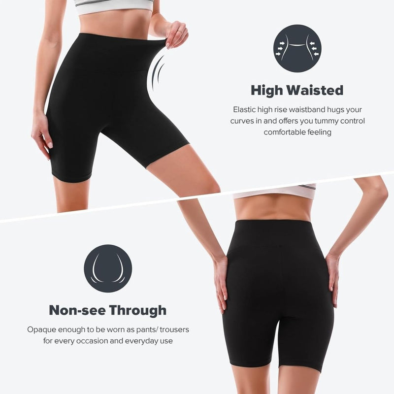 Laad afbeelding in Galerijviewer, Dames fietsbroek high waist voor yoga en fitness - happygetfit.com
