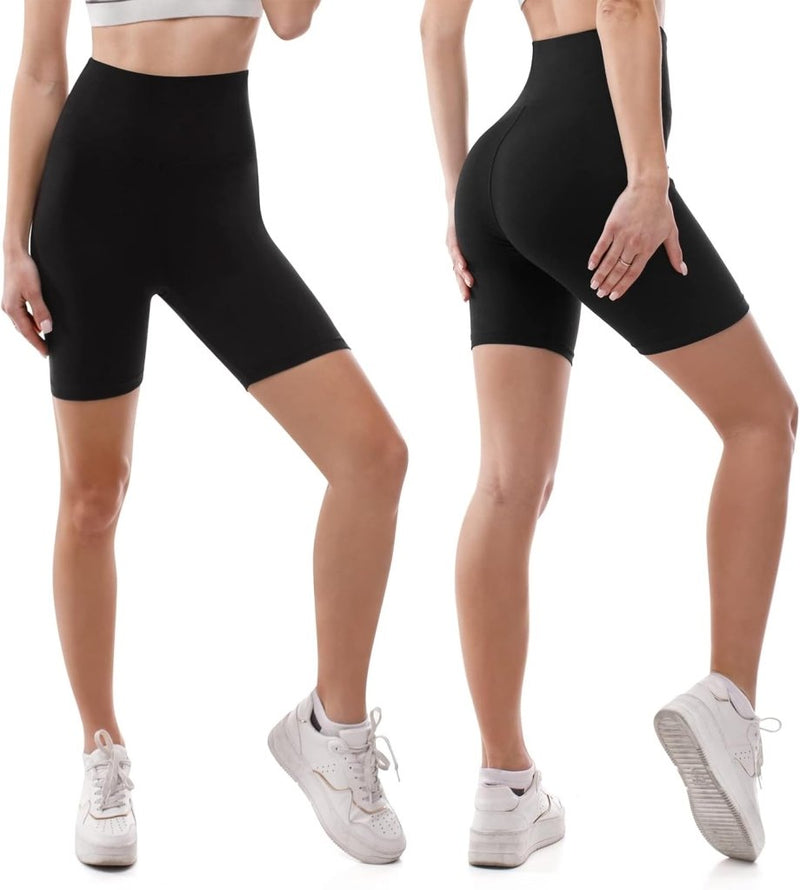 Laad afbeelding in Galerijviewer, Dames fietsbroek high waist voor yoga en fitness - happygetfit.com
