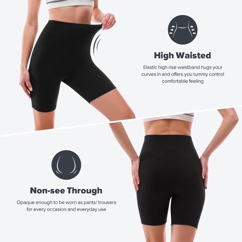 Laad afbeelding in Galerijviewer, Dames fietsbroek high waist voor yoga en fitness - happygetfit.com
