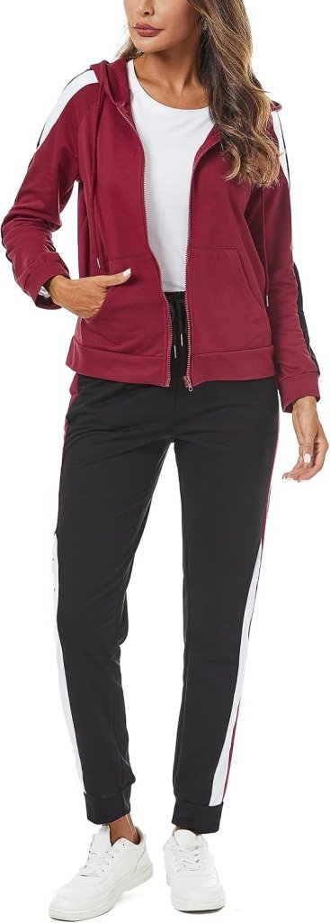 Load image into Gallery viewer, Dames joggingpak katoen met lange broek en zakken - happygetfit.com
