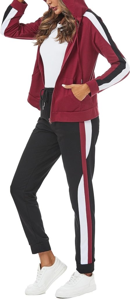 Load image into Gallery viewer, Dames joggingpak katoen met lange broek en zakken - happygetfit.com
