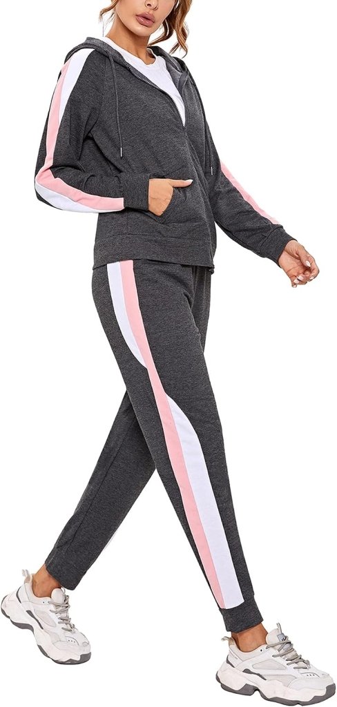 Load image into Gallery viewer, Dames joggingpak katoen met lange broek en zakken - happygetfit.com
